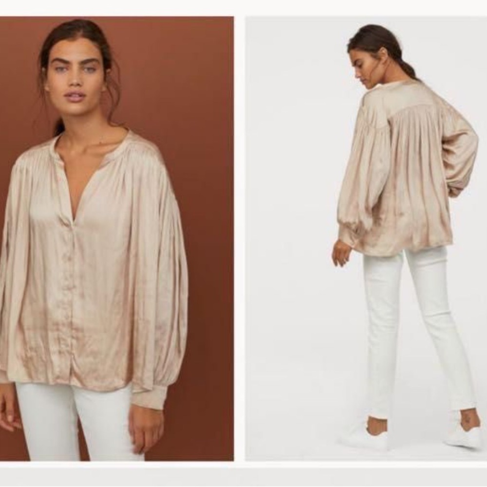 H&M Elegant Beige Women's Top